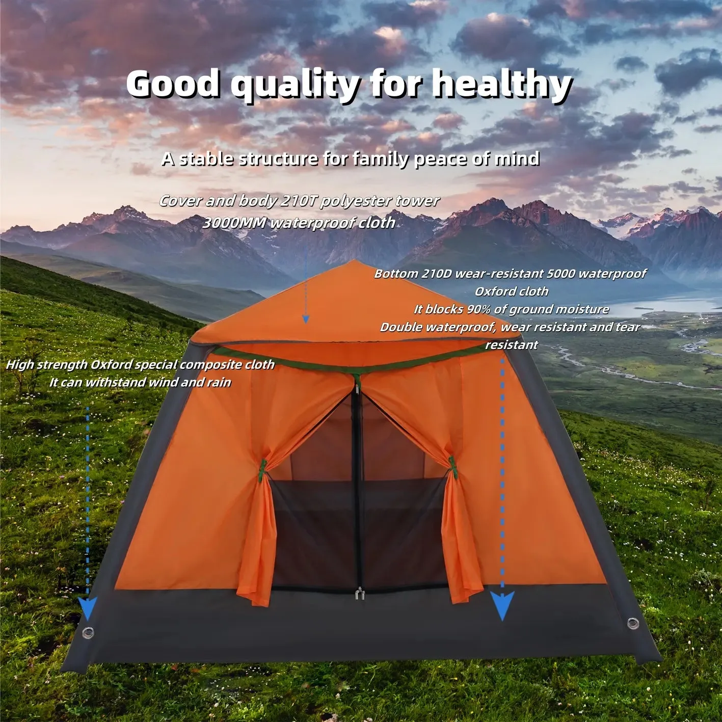 Lightweight Automatic Inflatable Tent