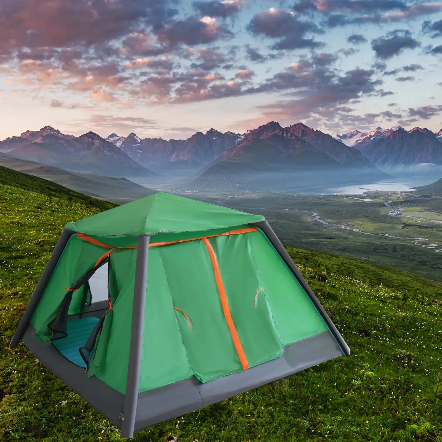 Lightweight Automatic Inflatable Tent