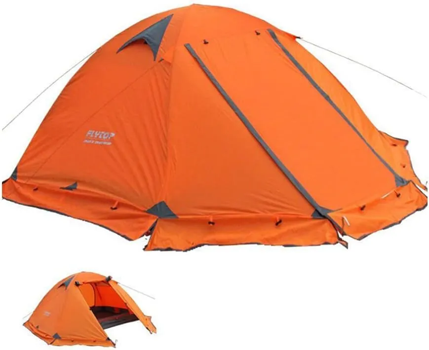 Lightweight Tents for Backpacking Waterproof Tent for Camping 4 Season Winter Camp Layer Dome Tent for Outdoor Camp Hiking Hunting Portable Easy Setup
