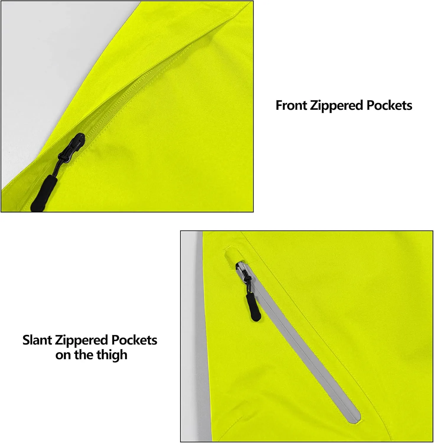 Little Donkey Andy Men's Lightweight Waterproof Rain Pants Breathable Hiking Pant for Outdoor Fishing