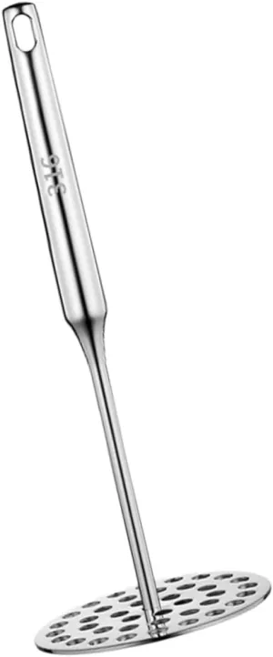 Long Handle Potato Masher Cooking Utensil Hand Smasher Kitchen Tool Evenly Curved Holes