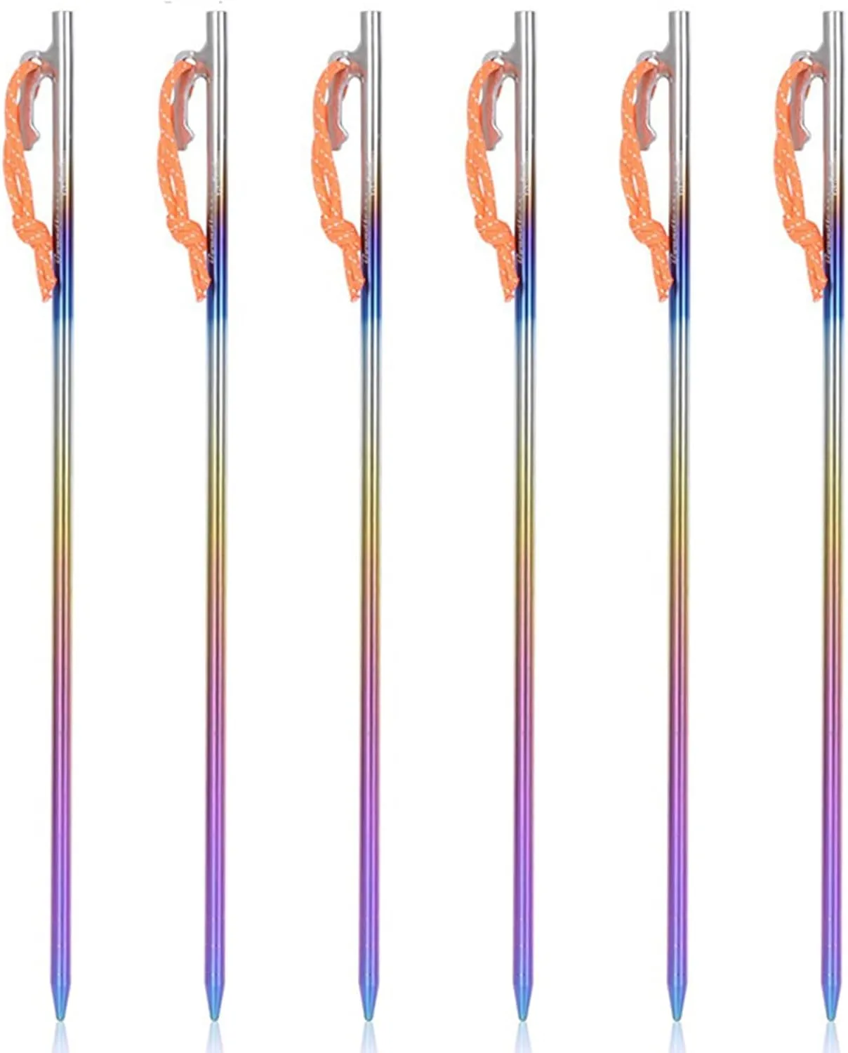 Long Tent Peg Alloy Tent Stakes Peg Firm Tent Hook Ground Anchors Outdoor Canopy Stake Camping Accessories