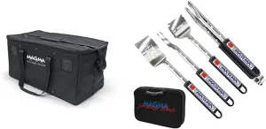 Magma Carrying Case for Grills (A10-992)   5 Piece Telescoping Grill Tools Set (A10-132T)