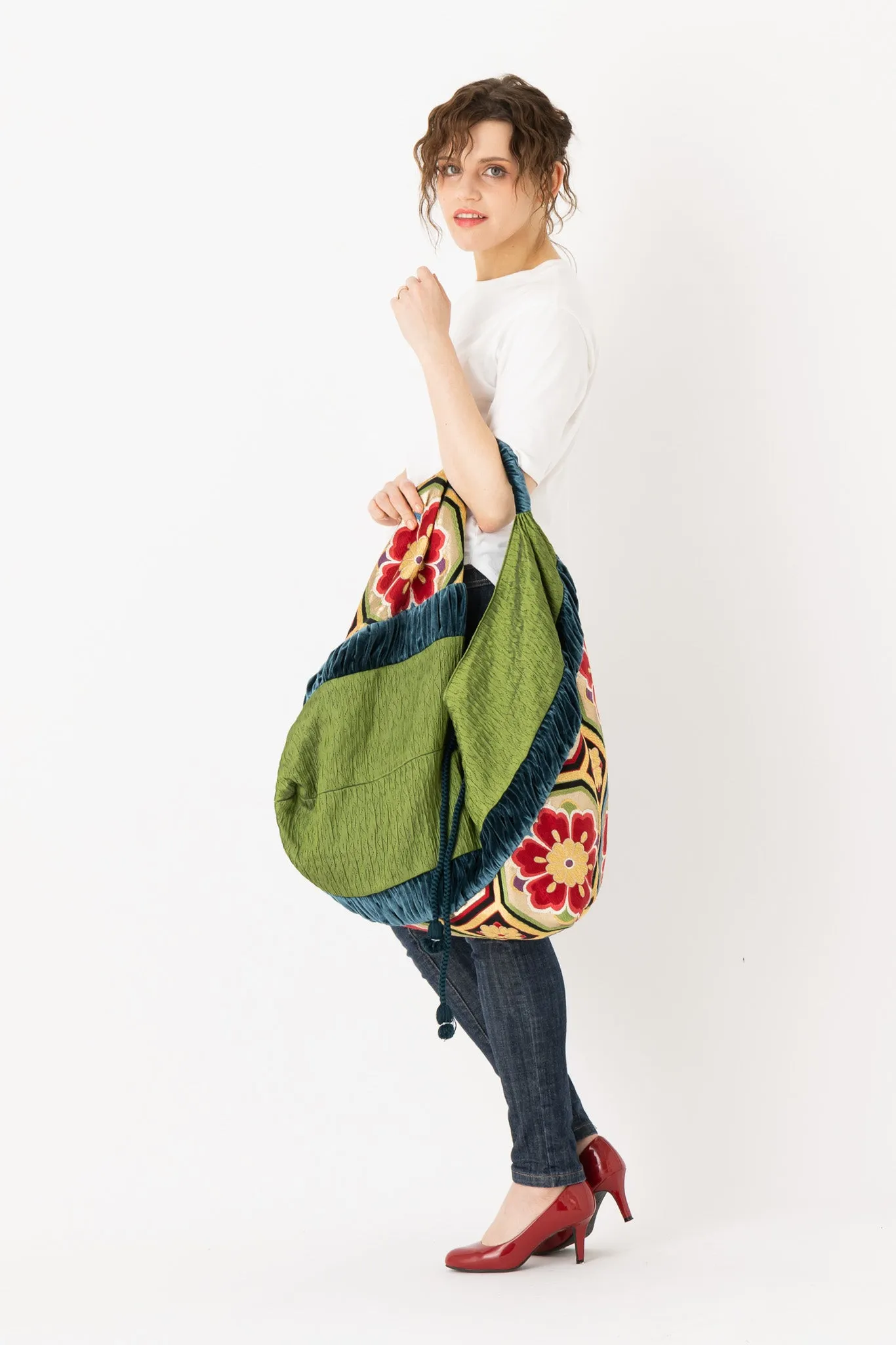 Mandala Excess Embroidered Boho Bag