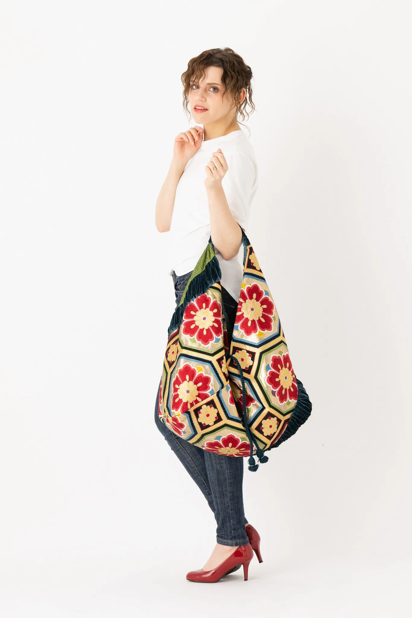 Mandala Excess Embroidered Boho Bag