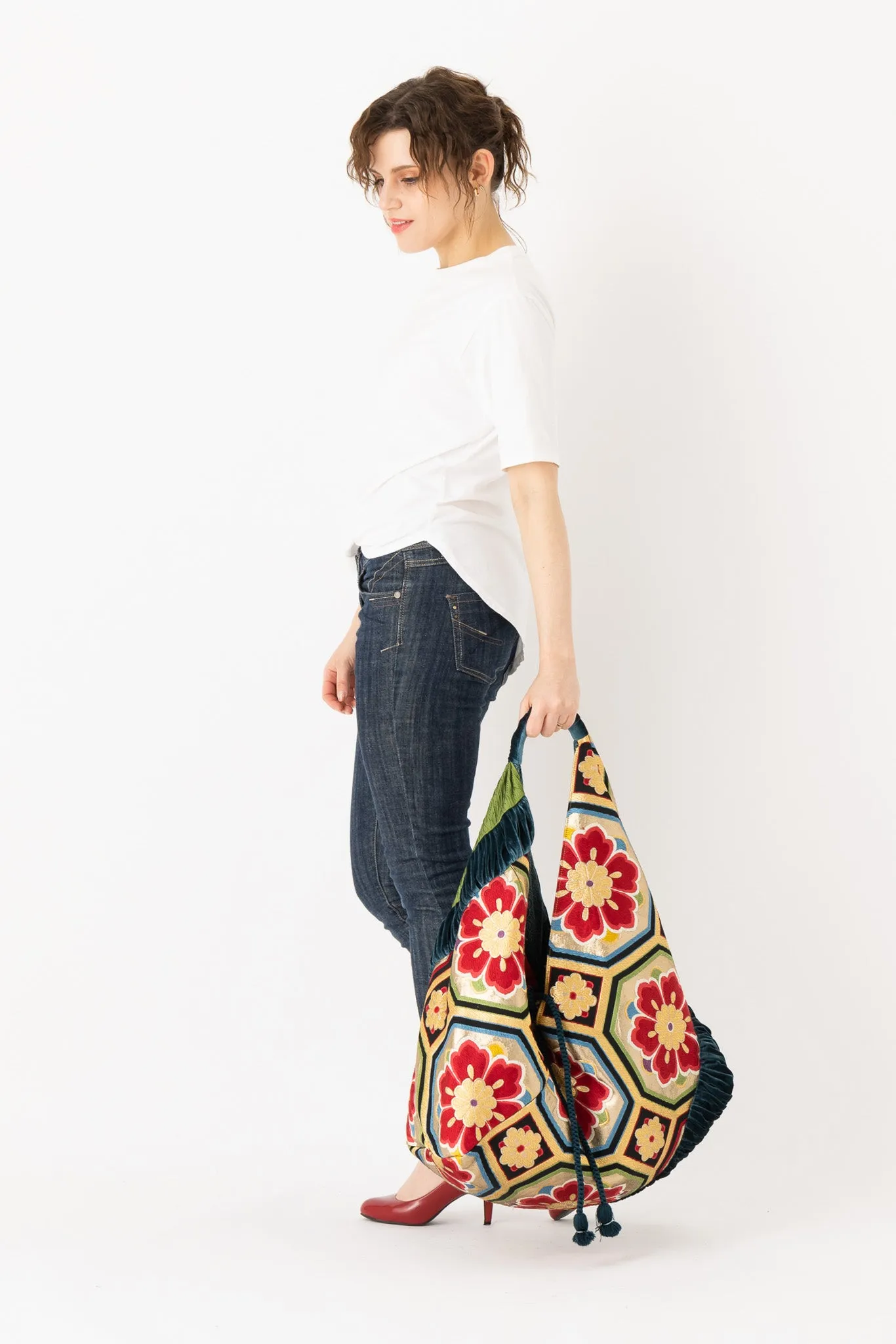 Mandala Excess Embroidered Boho Bag