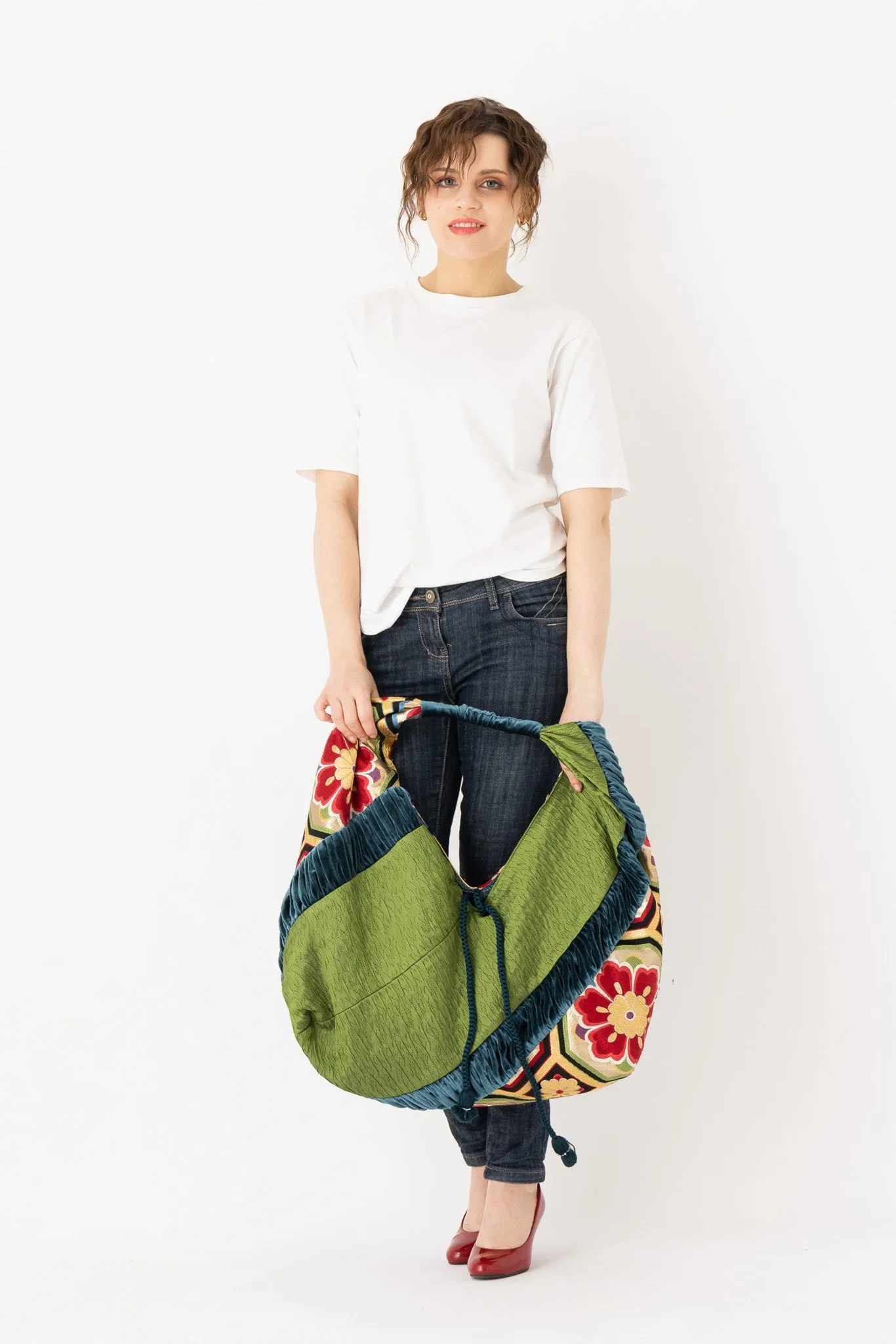 Mandala Excess Embroidered Boho Bag
