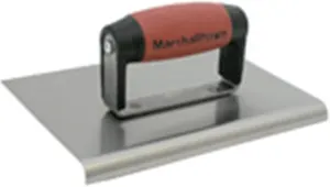MARSHALLTOWN Straight Concrete Edger, 6 x 6 Stainless Steel Blade, 1/2 Lip x 3/8 Radius, Made In The USA, 162SSD