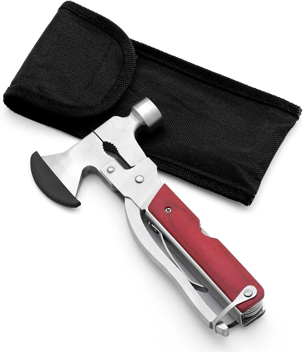 Maverton Engraved Multi-tool pocket knife for man - Survival set for him - Multi tool for dad - Personalized tool set for Birthday - Accessoires with engraving - GARDENER