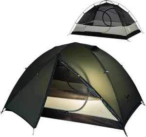 MC TOMOUNT Backpacking Tent 2 Person Tent Waterproof Lightweight Tent for Outdoor Camping Hiking