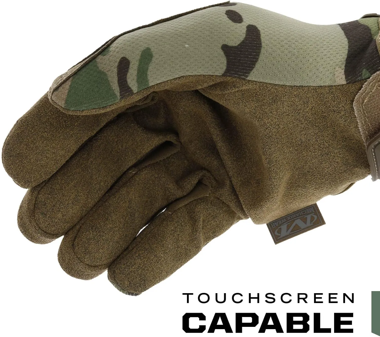 Mechanix Wear M-Pact 0.5MM Tactical Impact Resistant Gloves - Multi-Purpose Industrial Grip Gloves - Touchscreen Compatible - Machine Washable - Medium - MultiCam Camoflage