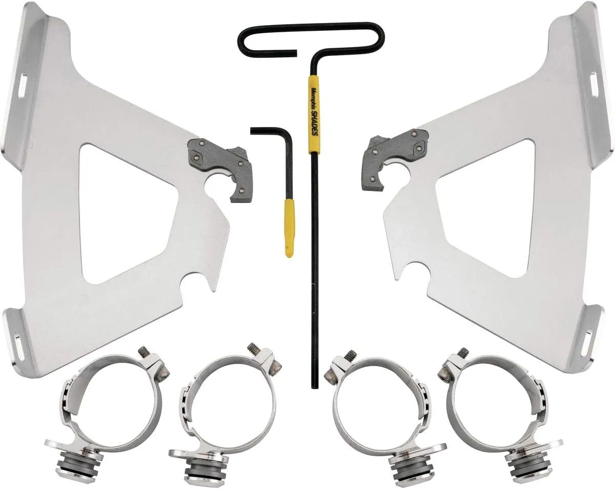Memphis Shades Fats/Slims Polished Trigger Lock Mount Kit MEK2023