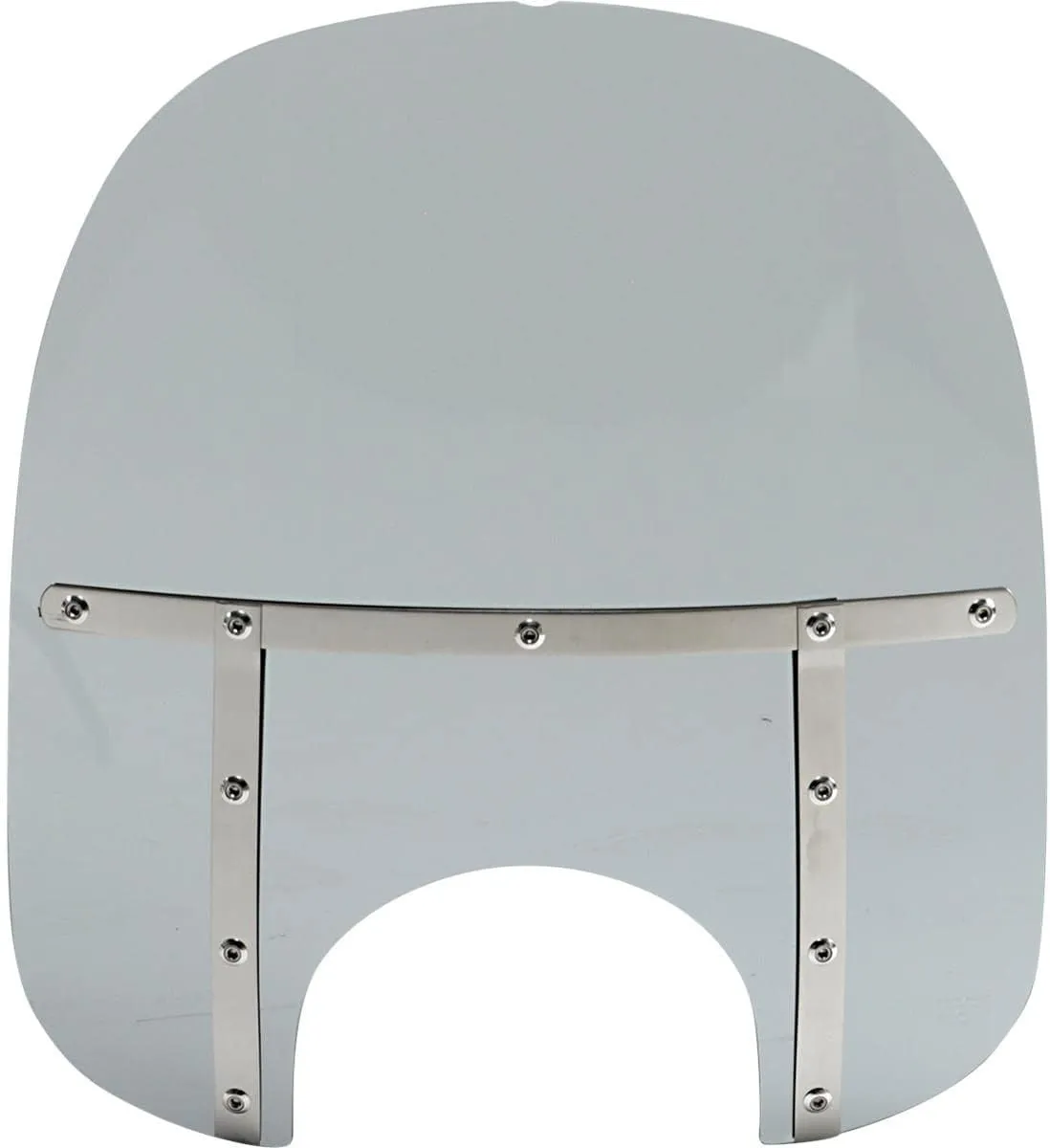 Memphis Shades MEM37112 Memphis Fats Windshield (9in. Cutout) - 19in. - Black Smoke