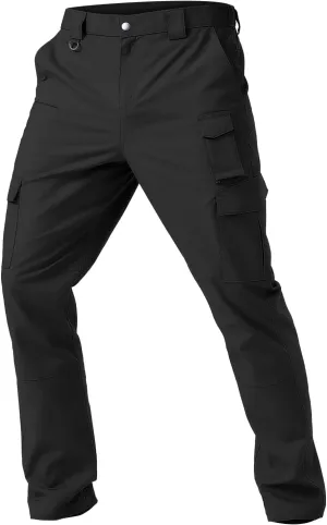 Men's Cargo Work Pants Water Resistant Tactical Pants 33.1" Lightweight Hiking Ripstop Pants Outdoor Apparel