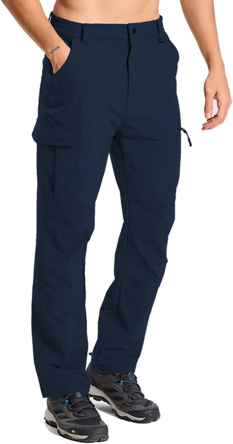 Men's Hiking Cargo Work Pants Waterproof Lightweight Quick Dry Outdoor Fishing Mountaineering Travel Tactical Pants