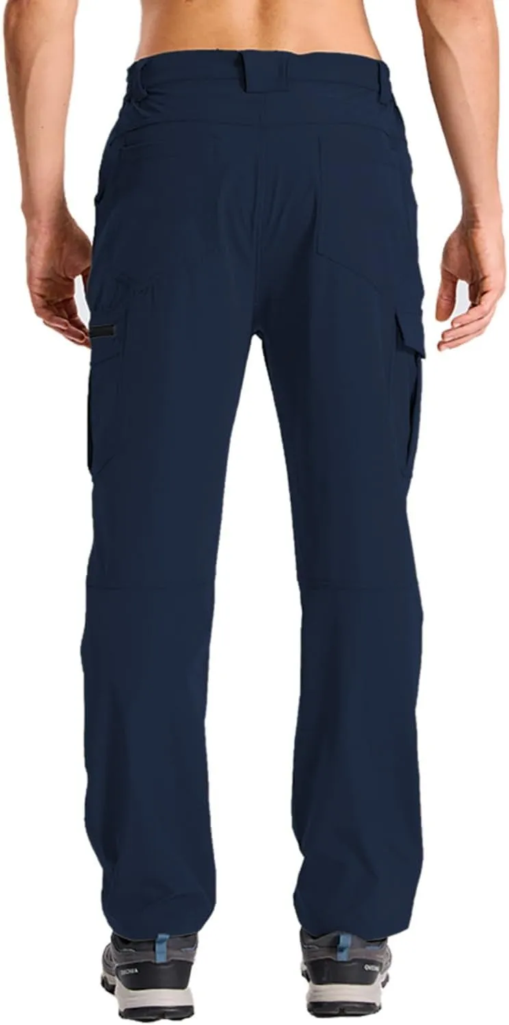 Men's Hiking Cargo Work Pants Waterproof Lightweight Quick Dry Outdoor Fishing Mountaineering Travel Tactical Pants