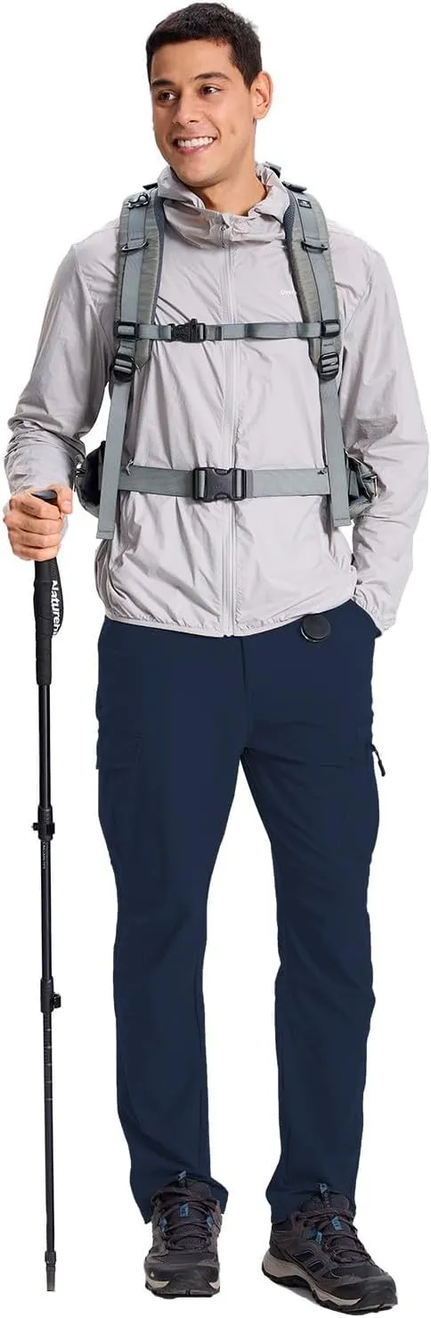 Men's Hiking Cargo Work Pants Waterproof Lightweight Quick Dry Outdoor Fishing Mountaineering Travel Tactical Pants