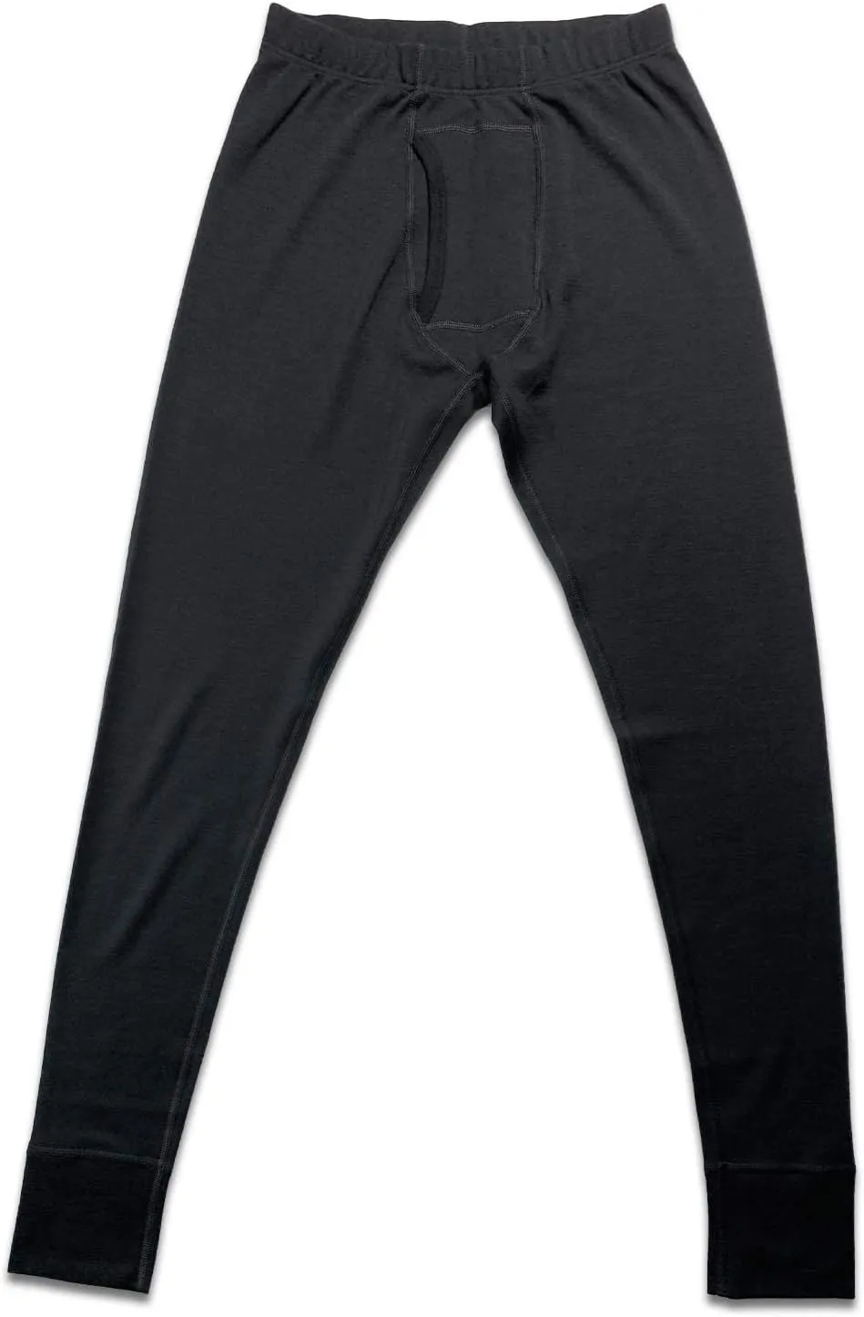 Men's Midweight 100% Merino Wool Base Layer Bottom - Winter Weather Long Johns - Cold Weather Gear - Anti Odor