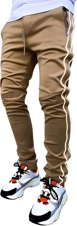 Men's Multi Pocket Cargo Pants Punk Rock Street Harem Pant Reflective Technical Hip Hop Sport Sweatpants