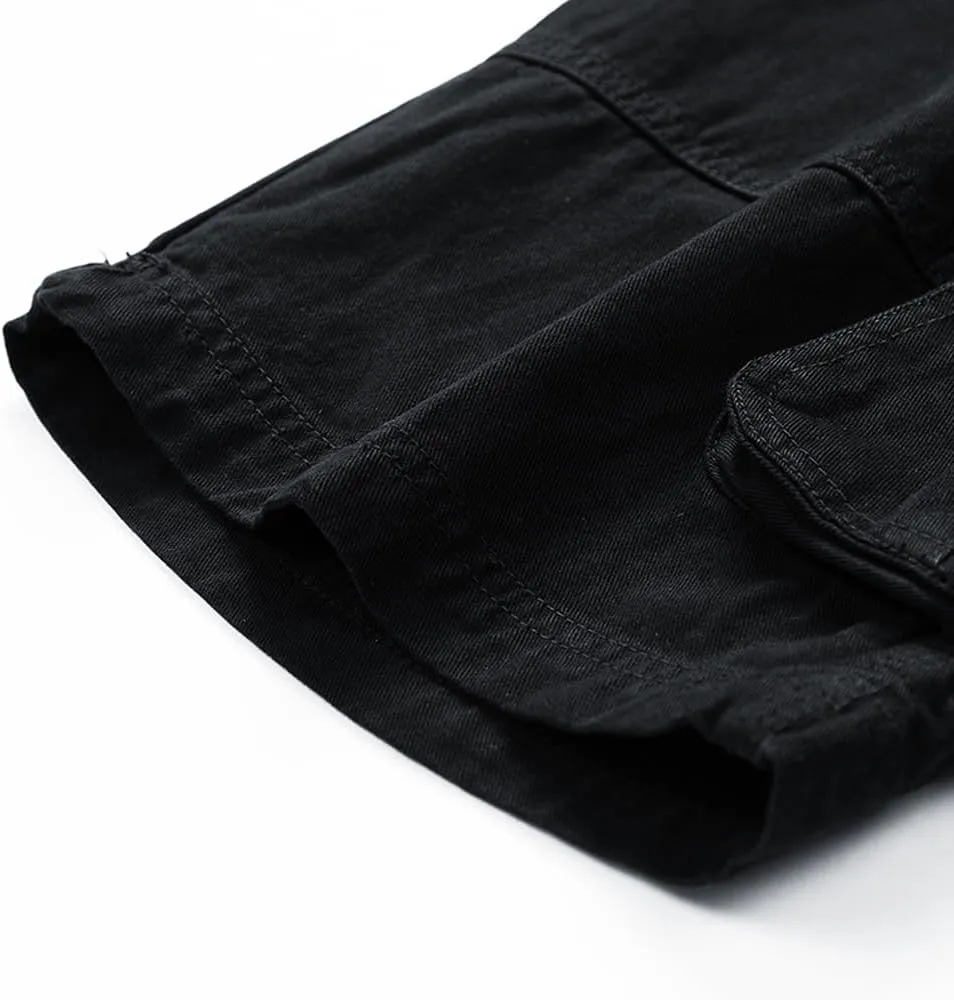Men's Multi Pockets Military Cargo Shorts Summer Regular Fit Cotton Tactical Shorts