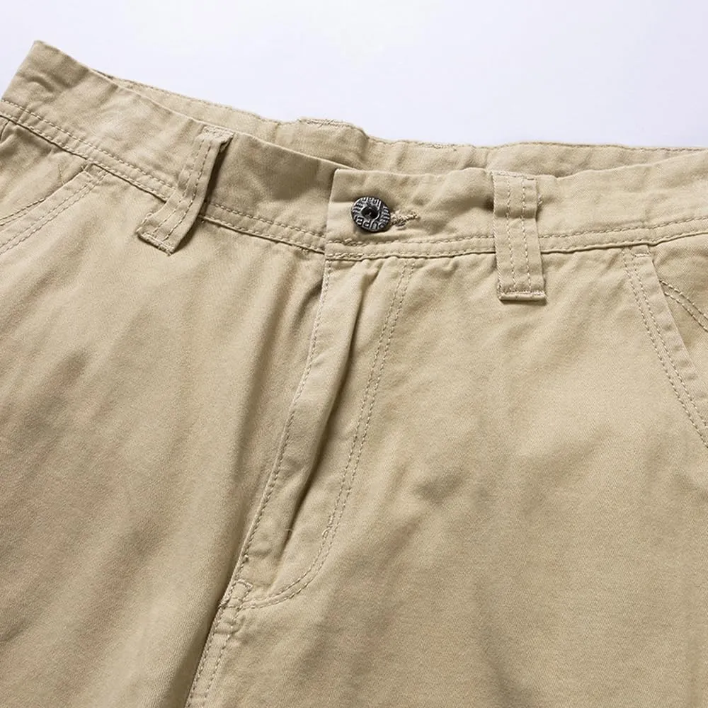 Men's Slim Fit Military Cargo Shorts Summer Multi Pockets Tactical Work Shorts