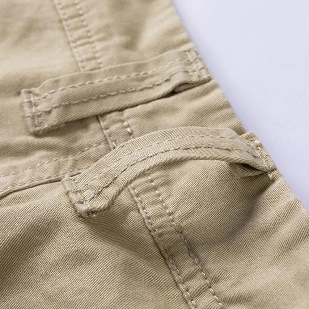 Men's Slim Fit Military Cargo Shorts Summer Multi Pockets Tactical Work Shorts