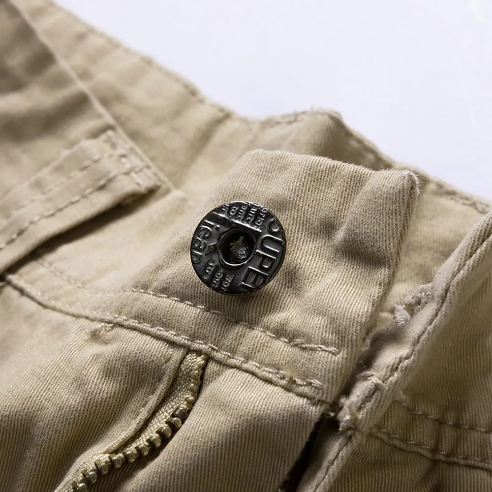 Men's Slim Fit Military Cargo Shorts Summer Multi Pockets Tactical Work Shorts