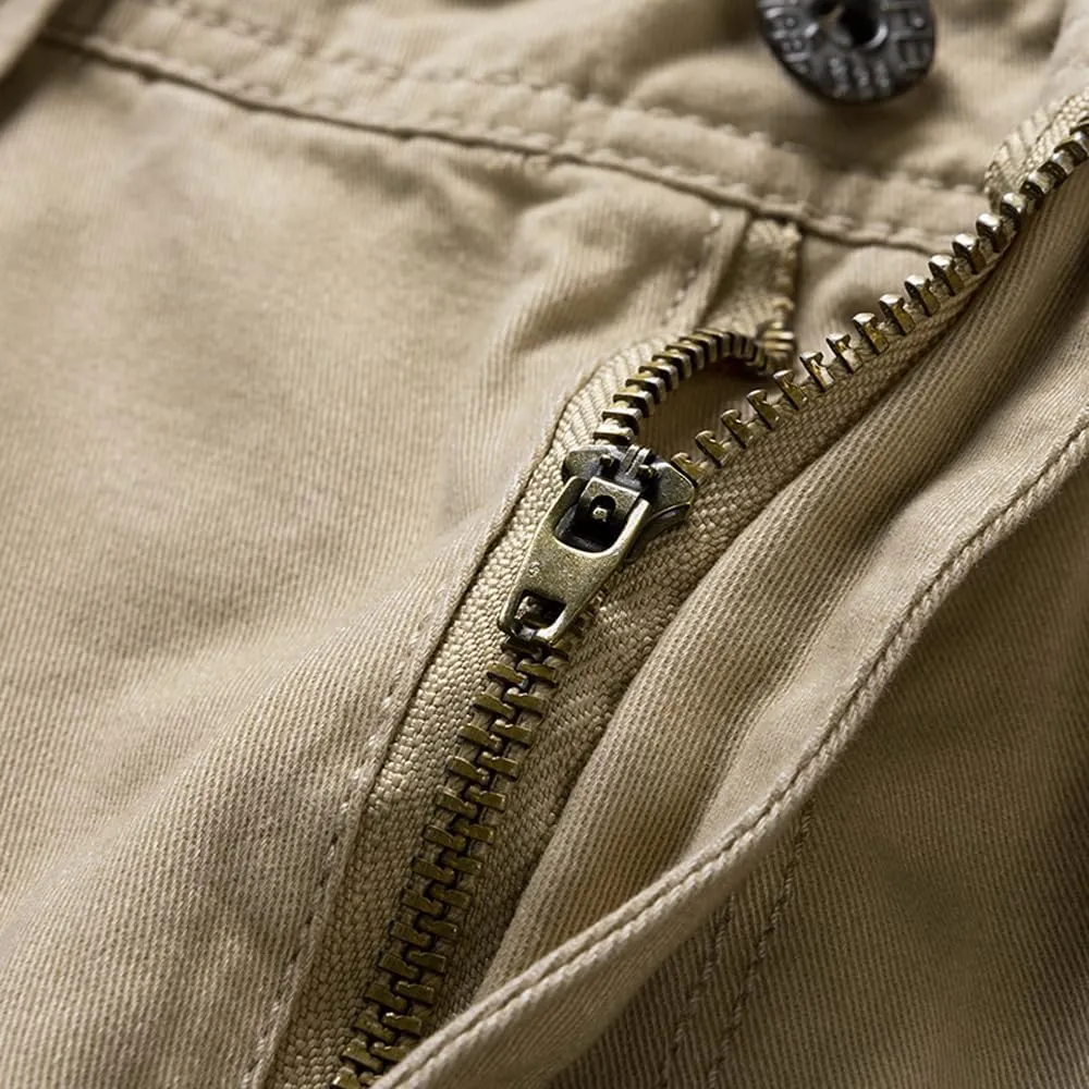 Men's Slim Fit Military Cargo Shorts Summer Multi Pockets Tactical Work Shorts