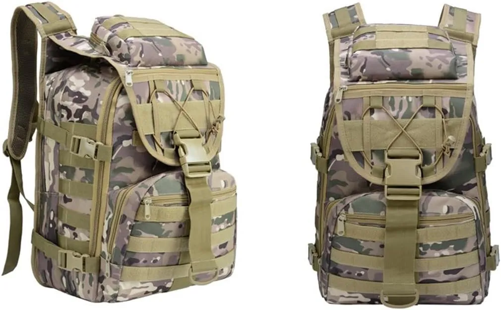 Military Tactical Backpack Army 3 Day Assault Pack Molle Bag Backpacks Hiking Daypacks For Men (CP)