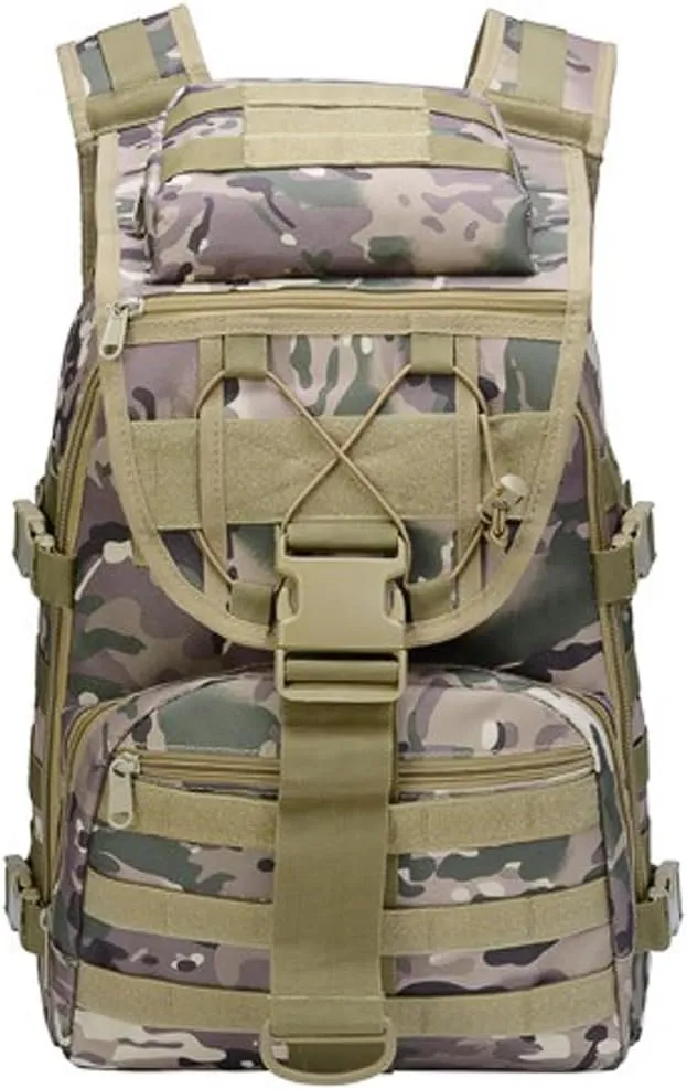 Military Tactical Backpack Army 3 Day Assault Pack Molle Bag Backpacks Hiking Daypacks For Men (CP)