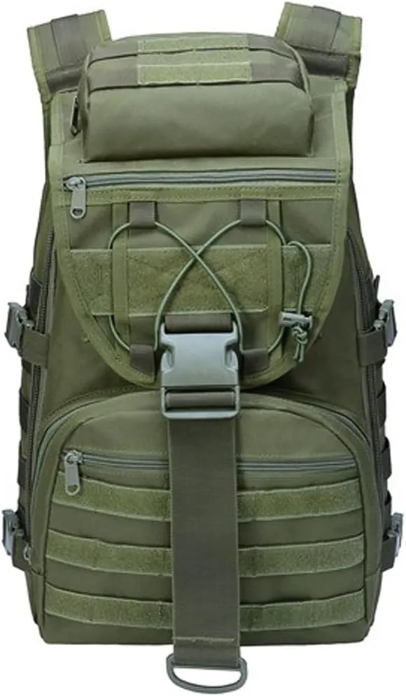 Military Tactical Backpack Army 3 Day Assault Pack Molle Bag Backpacks Hiking Daypacks For Men (Military Green)