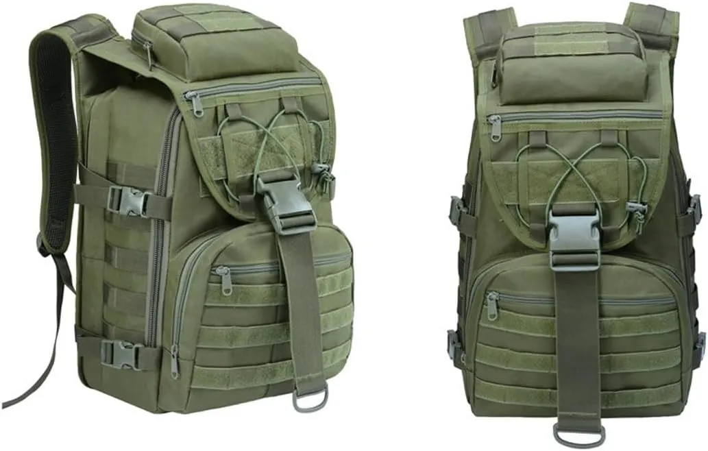 Military Tactical Backpack Army 3 Day Assault Pack Molle Bag Backpacks Hiking Daypacks For Men (Military Green)