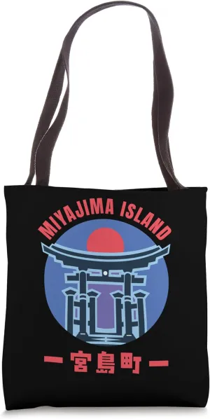 Miyajima Island Floating Torii Gate Arch Itsukushima Shrine Tote Bag