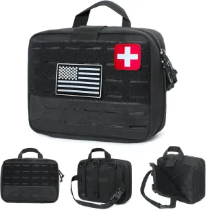 Molle Ifak Pouch Rip Away, Tactical Molle Rip Away EMT First Aid Ifak Pouch Medical Empty Utility Pouches Bag for Duty Belt Backpack Car Vest