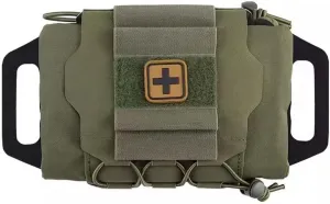 Molle Medical IFAK Pouch First Aid Kit Pack Two-Piece System Medical Roll and Carrier Supply Holder