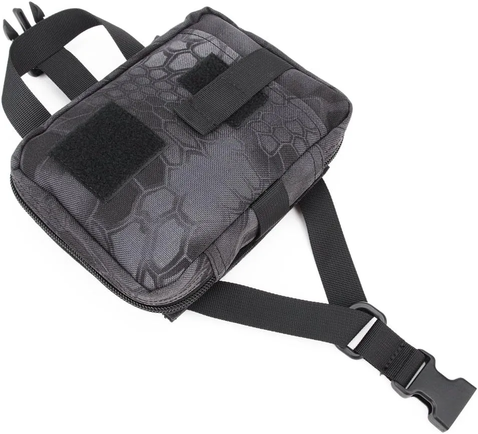 MOLLE Tactical First Aid Pouch Emergency Bag EMT Gear EDC Storage Trauma Kit Pouch Admin Pouch for Hunting Outdoor