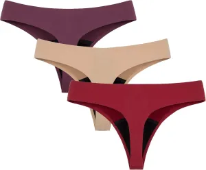 Mordlanka Period Underwear for Women Nylon Period Thong Leak Proof Panties Sexy Period Panties