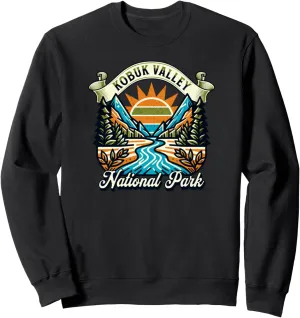 Mountains River Forest Vintage Kobuk Valley National Park Sweatshirt