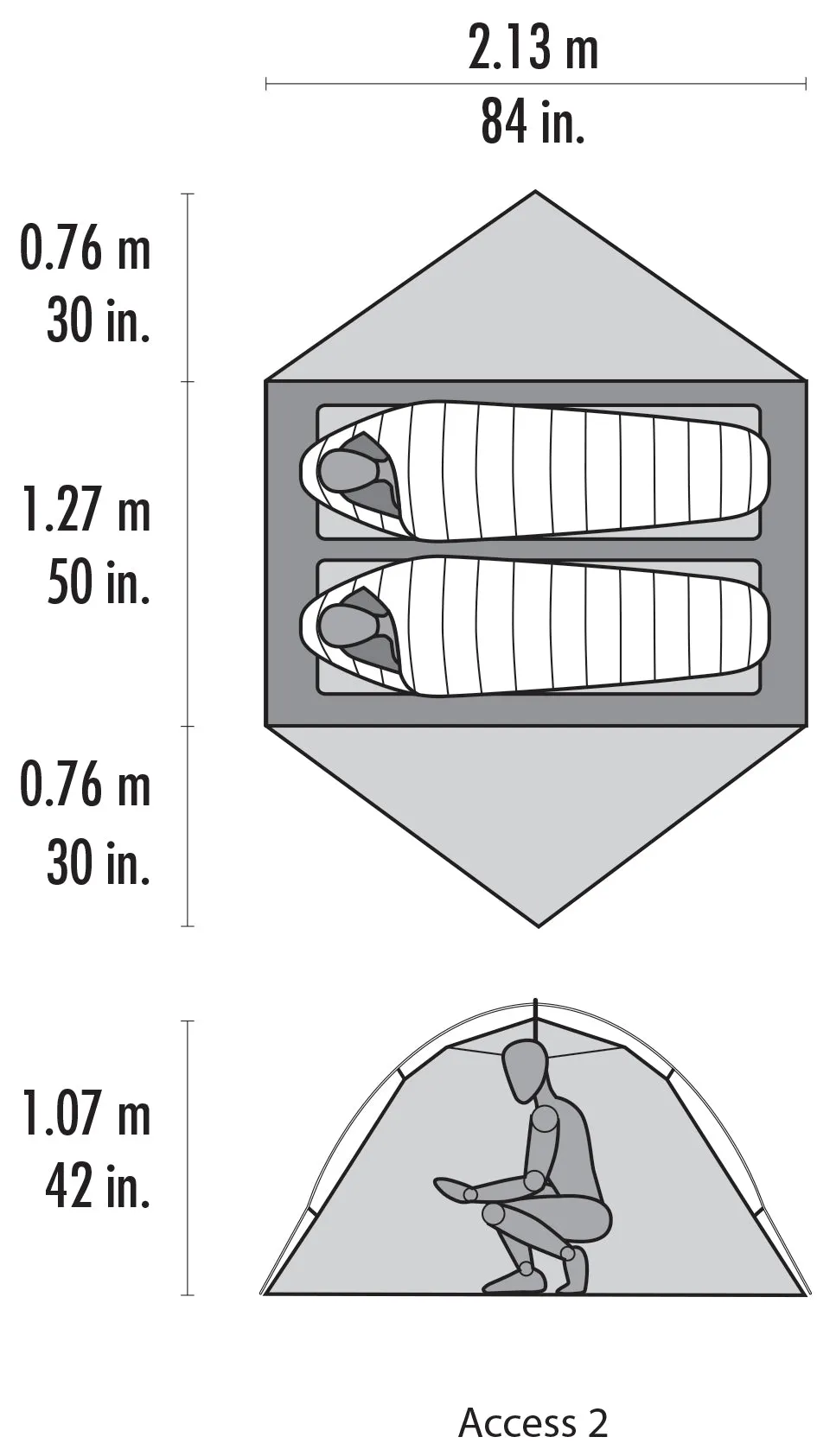 MSR Access 2-Person Tent | All Season