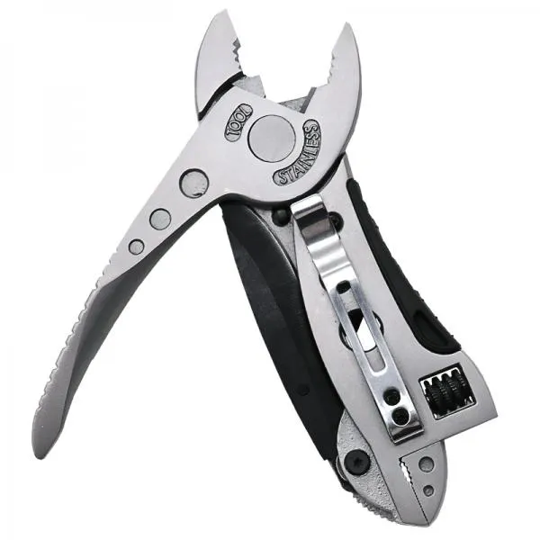 Multi-Function Handy Tool Pliers Set Knife Screwdriver Adjustable Wrench Field Survival Mini Tool