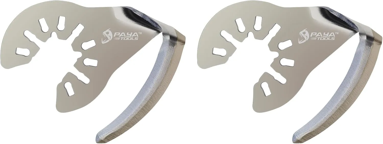 Multi Tool Cold Knife Blade,Windshield Knife Blades Car Windshield Removal Tool Bent Blade for Removing Caulk, Sealants and Auto Glass Glue Window Seal (2-Pack)