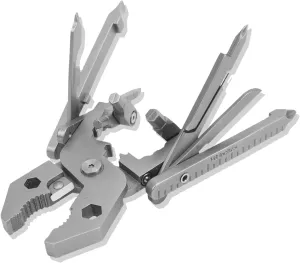 Multi Tool Pliers, 25 in 1 Stainless Steel Universal Multi-Functional Pliers Kit Multitool Pocket Knife Wrench for Outdoor Camping Hiking Multitool Wrench Pliers Screwdriver Wire Cutter Bottle Opener