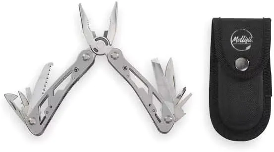 Multi-Tool, Stainless Steel, 12 Tools