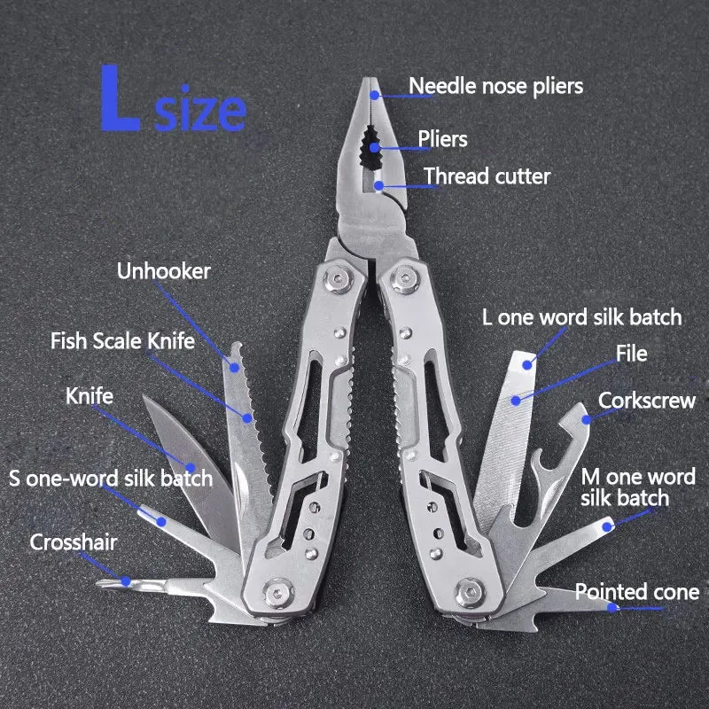 Multifunction Folding Pliers Pocket Knife – Tactical Survival Multi-tool