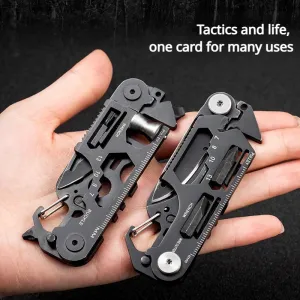 Multifunctional Outdoor Pocket Tool Combination Card with Tactical Knife