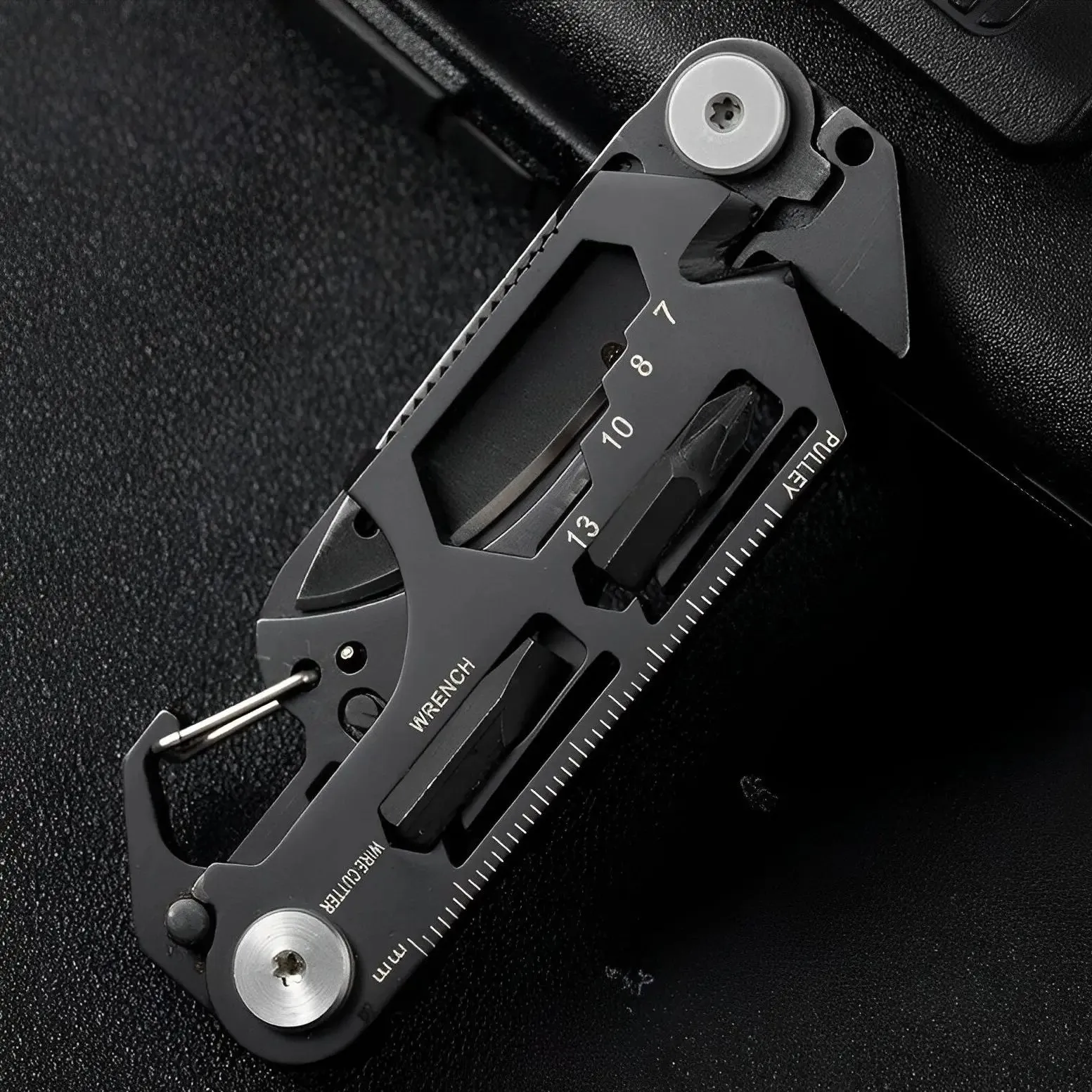 Multifunctional Outdoor Pocket Tool Combination Card with Tactical Knife