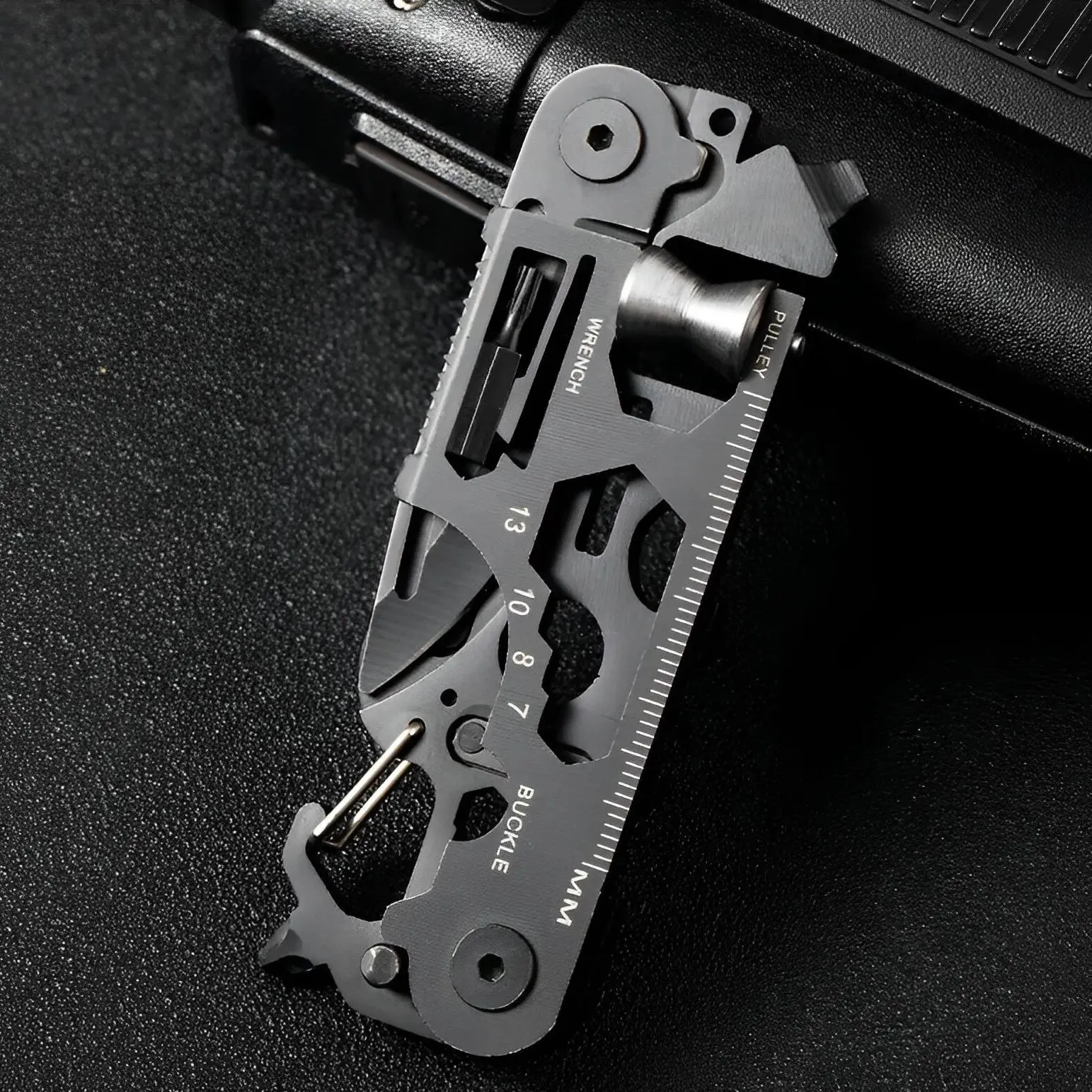 Multifunctional Outdoor Pocket Tool Combination Card with Tactical Knife