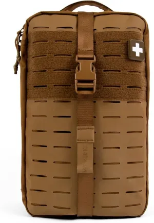 My Medic MYFAK Large Pro- HSA FSA Approved Ifak First Aid Kit - Comprehensive 200 life saving Item Medical Kit - Boat or Car First Aid Kit - Coyote