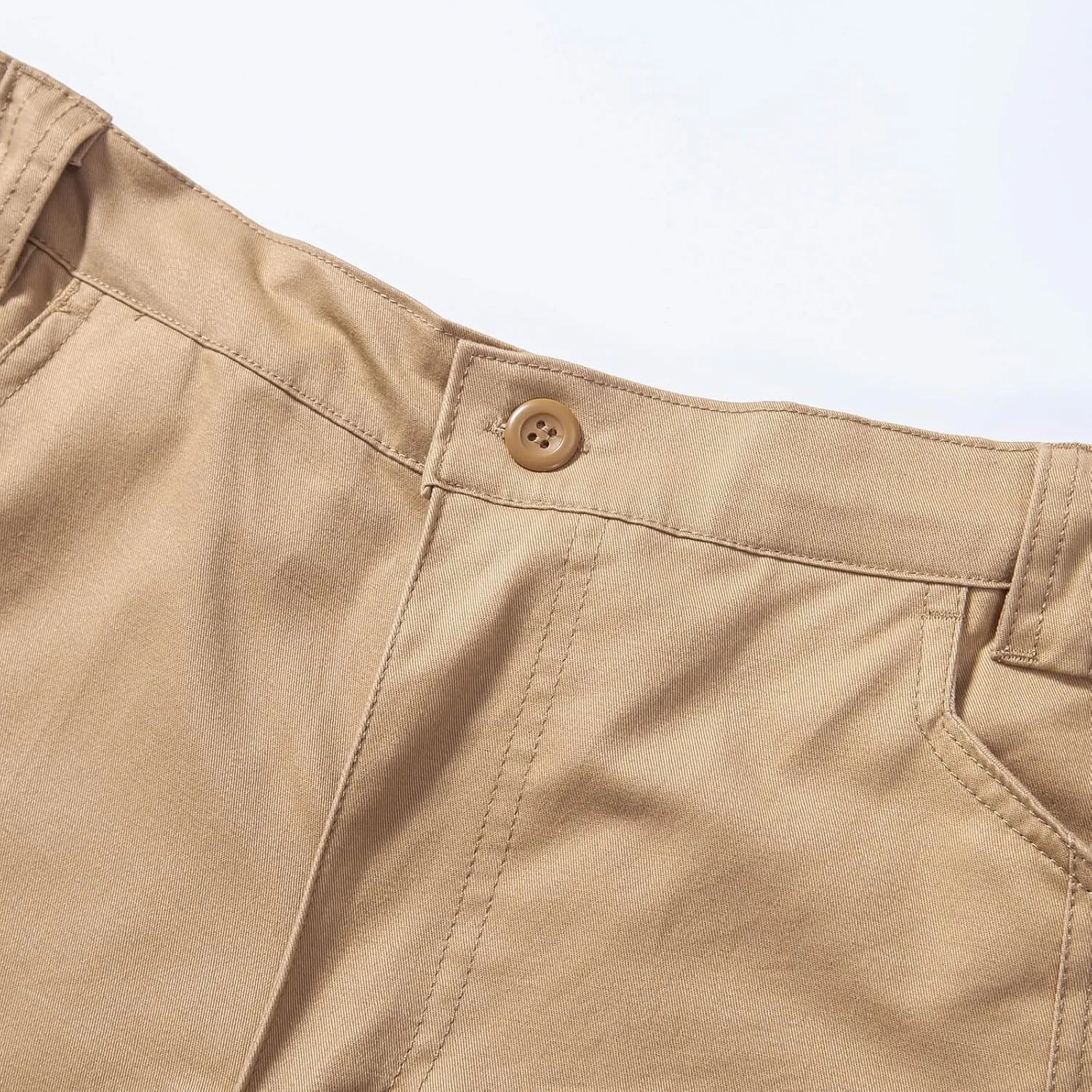Mylldey Men's Hiking Pants Relaxed Fit Cotton Mens Work Pants Elastic Waist Cargo Mens Tactical Outdoor Pants