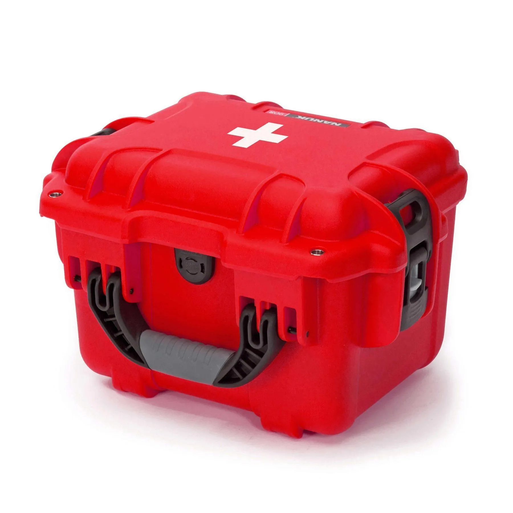 NANUK 908 First Aid Waterproof and Durable Case with First Aid Logo